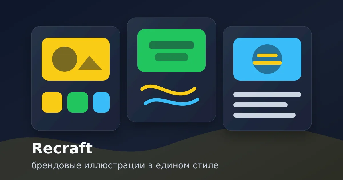 Как сделать брендовые иллюстрации в Recraft: пошаговая инструкция