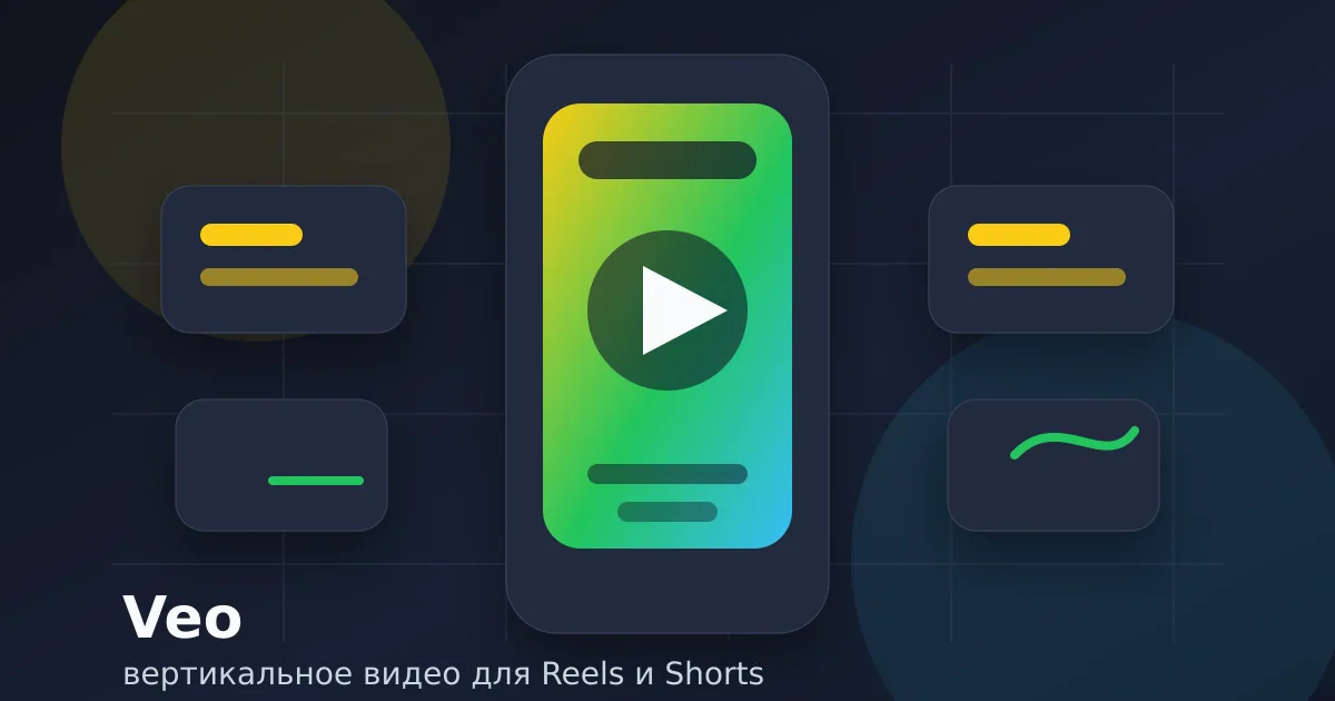 Как сделать вертикальное видео для Reels и Shorts в Veo: пошаговая инструкция